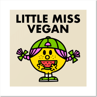 Little Miss Vegan Posters and Art